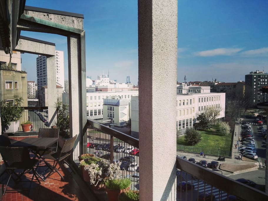View from the first terrace