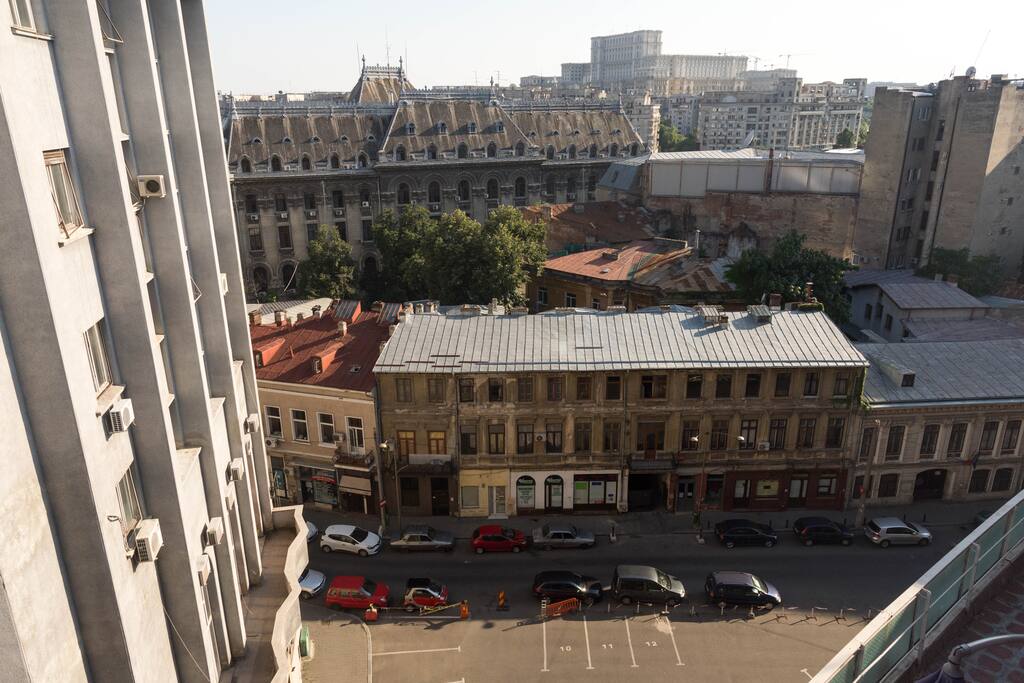 The street in front of the building