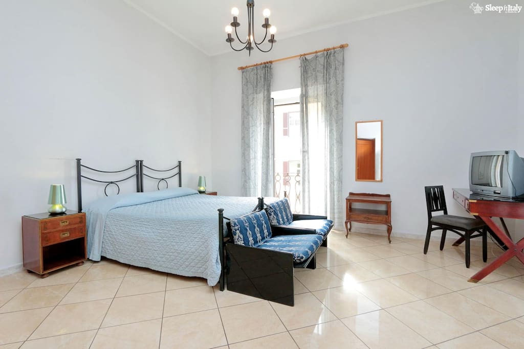 bedroom3 with bathroom and sofa bed