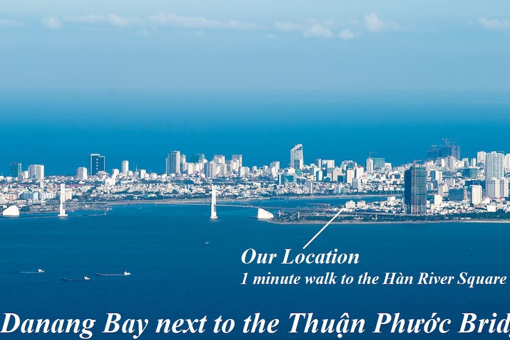 Located on the Danang bay