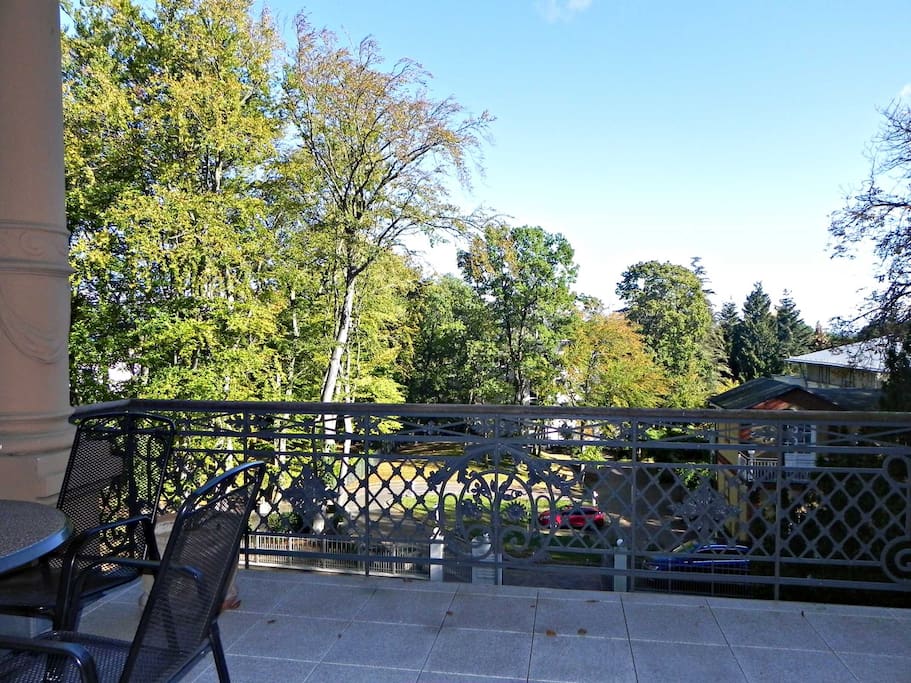 Ausblick vom Balkon der Wohnung 03