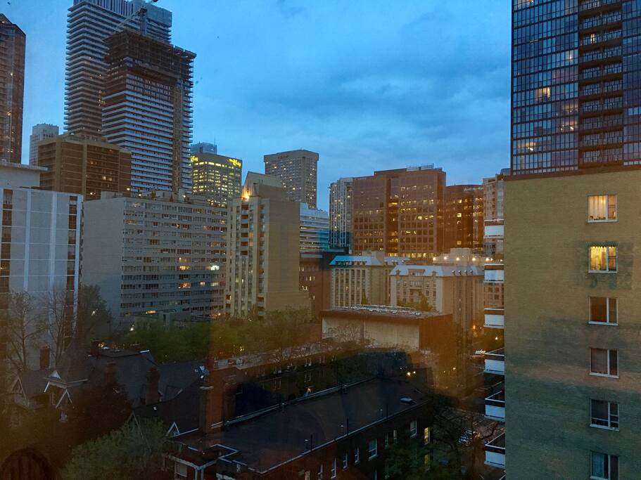 The view from the apartment
