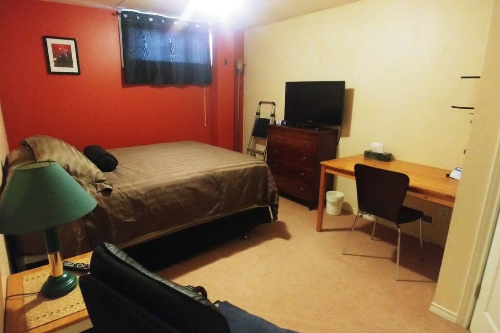 Private basement bedroom