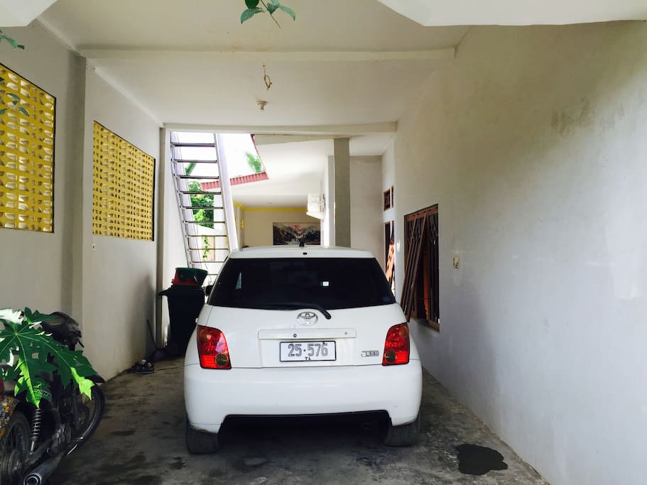 You can hire ou car to use around Dili for $20 perday