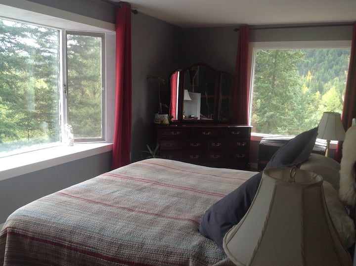 Superbe vue depuis la chambre principale