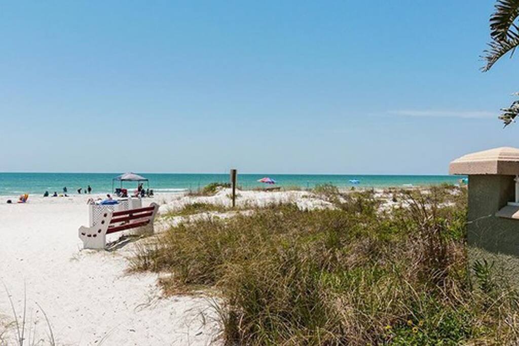 private beach entry