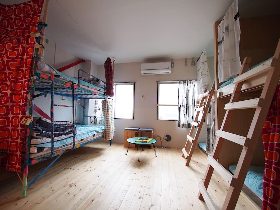 8ベッドドミトリー 8 beds dormitory room