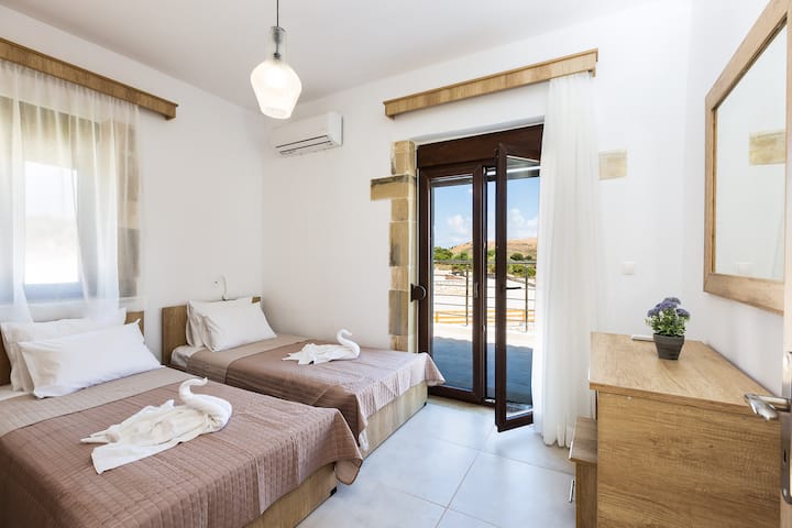 Dizajn spavaće sobe. 