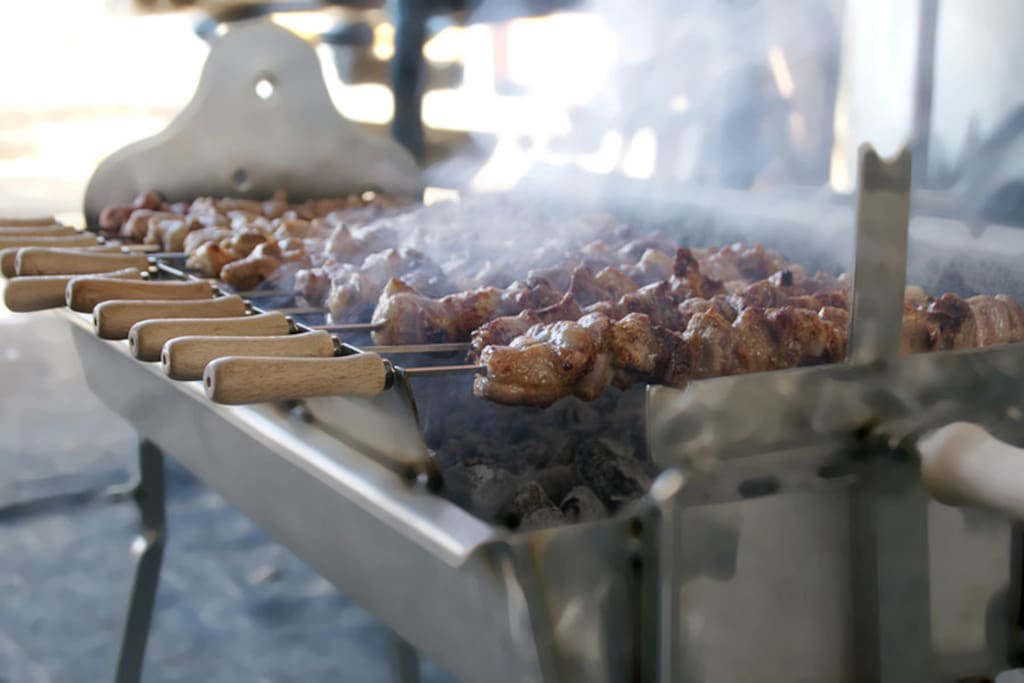 A Traditional 'Foukou' ( Cyprus BBQ) with electric motor for turning the food is provided on the roof terrace along with a food prep area)