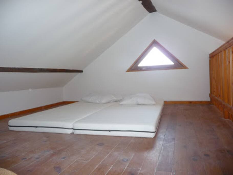 Mezzanine donnant sur le salon