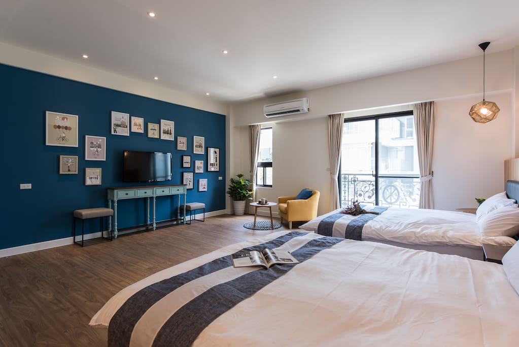 Master Bedroom with 2 beds, 四人房