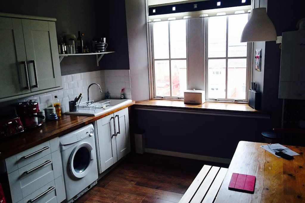 Modern kitchen.
