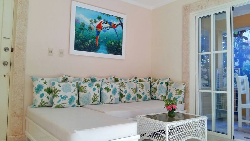 Room 2 in Bavaro/ private beach 22 steps.