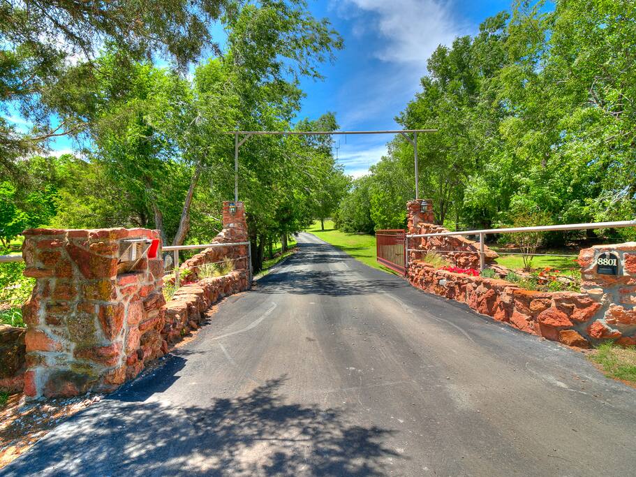 Gated entrance