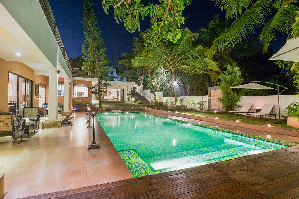 Luxe 4-bedroom villa near Coco Beach/70587 - Vasco da Gama의 빌라에서 살아보기, 고아, 인도