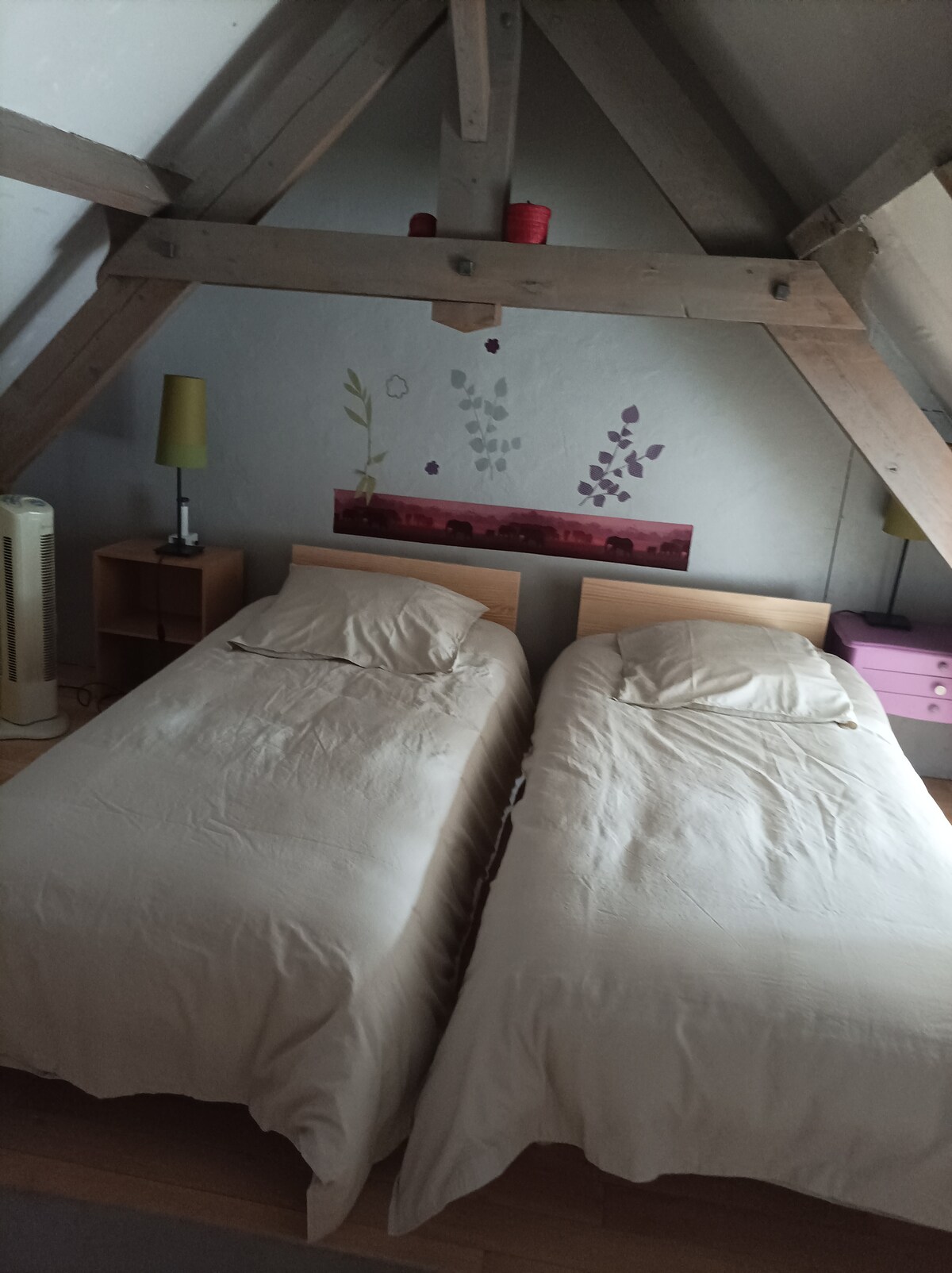 2 80/190 vitanda pacha na uwezekano wa kuziambatanisha ili kutengeneza kitanda cha 2per