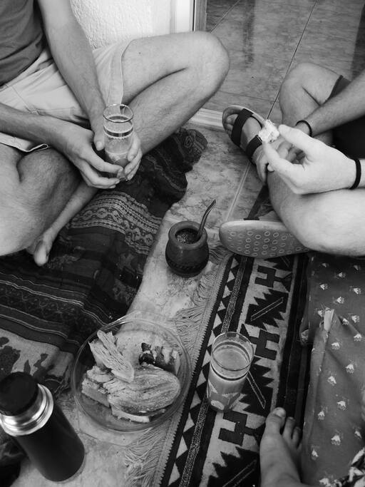 breakfast, mate and stories