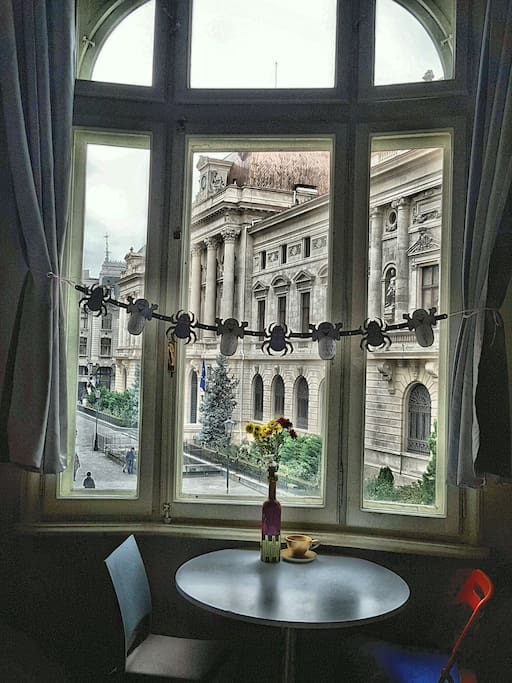 Views of the National Bank of Romania from our common area