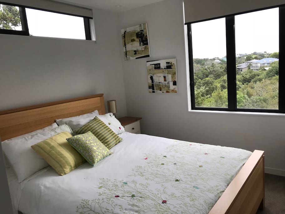 Private bedroom looking down the valley