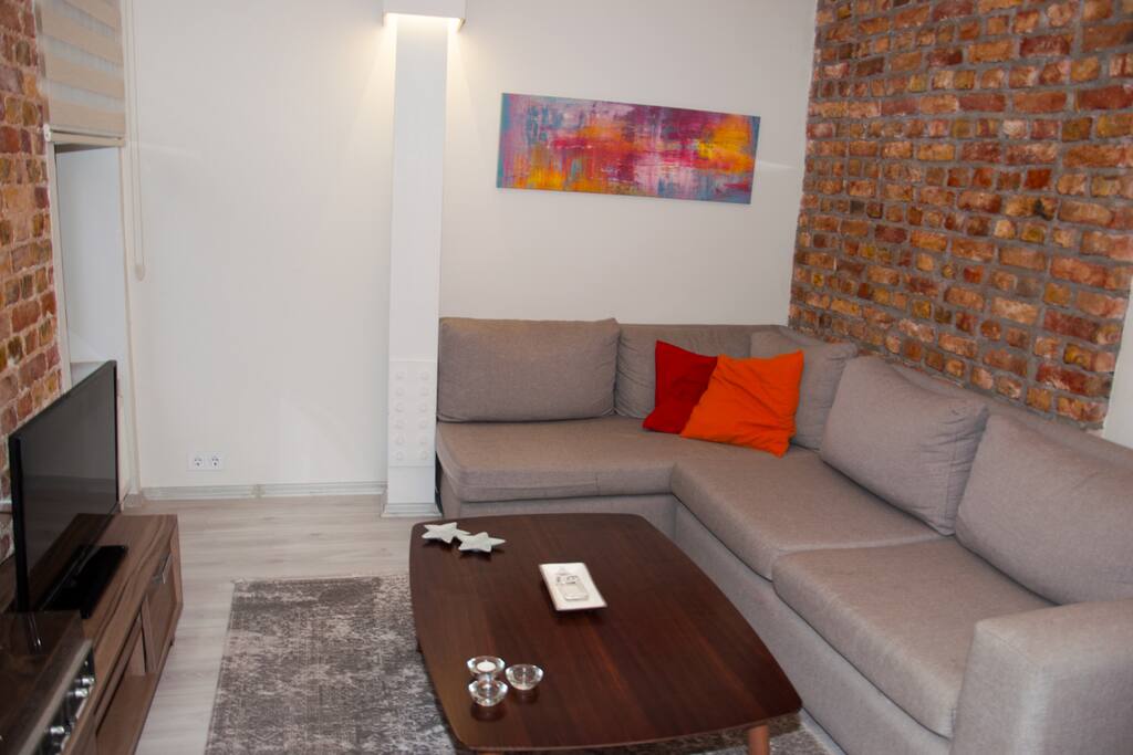 Big and comfortable sofa