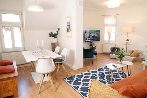 Top Airbnb: Complete duplex apartment south of Leipzig in Dölitz Dösen