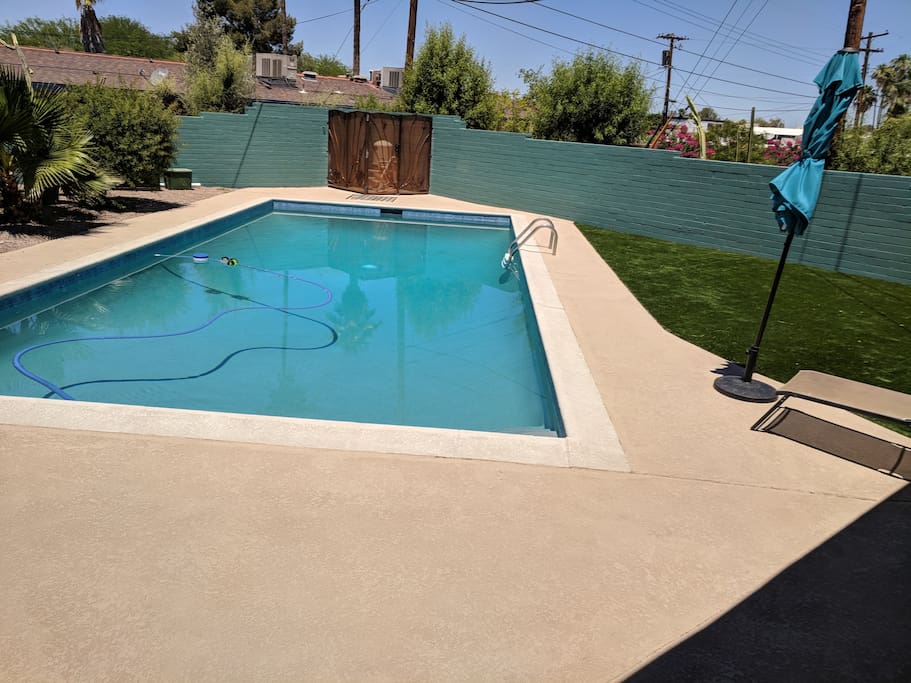 access to pool and patio