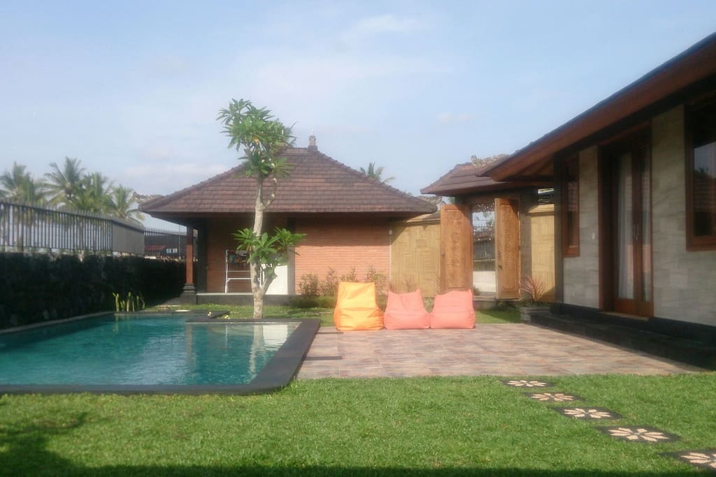 Quiet private pool area.