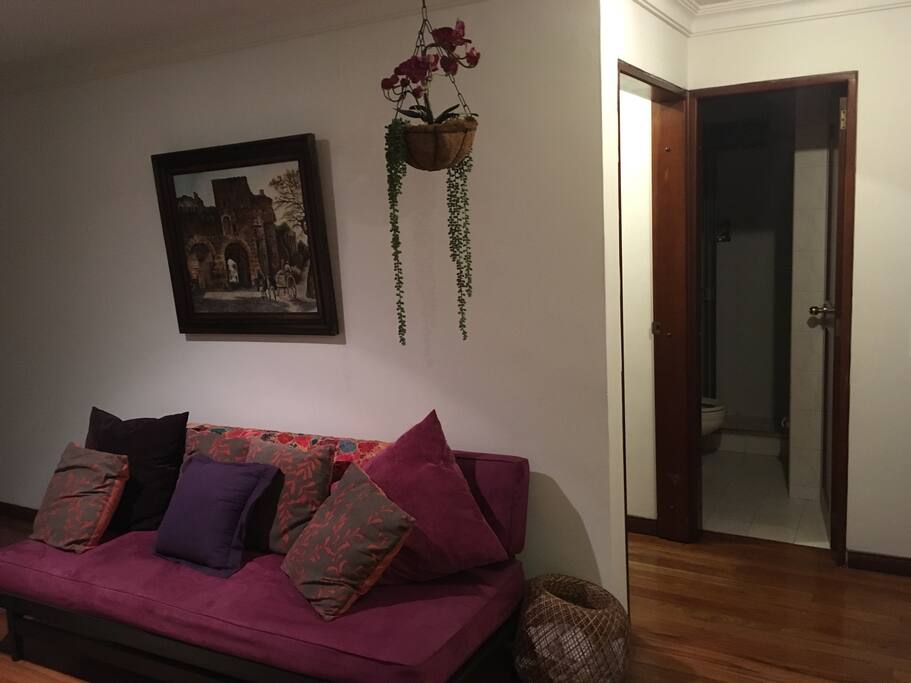 La entrada al cuarto
