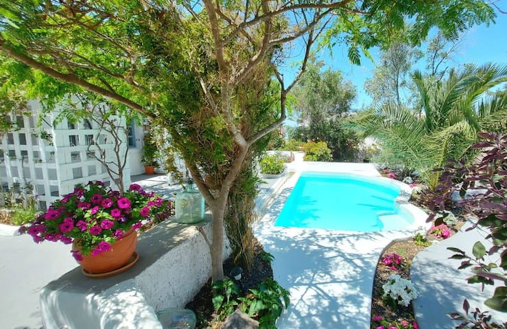 Secret Garden, historic Oia home with private pool
