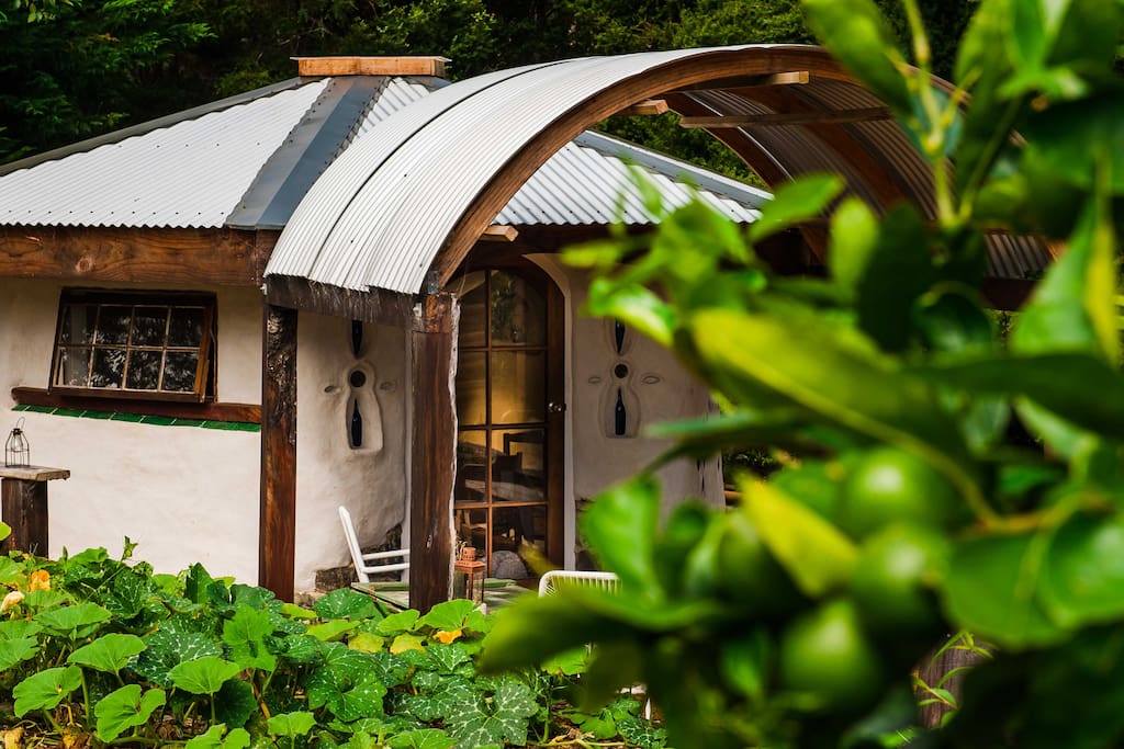 Our Cob Cottage - lovingly hand-built from all natural materials