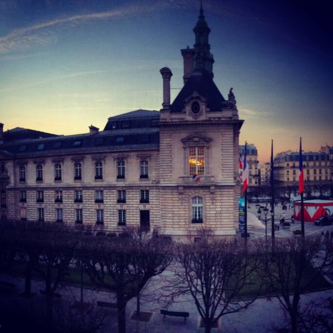 La vue du salon