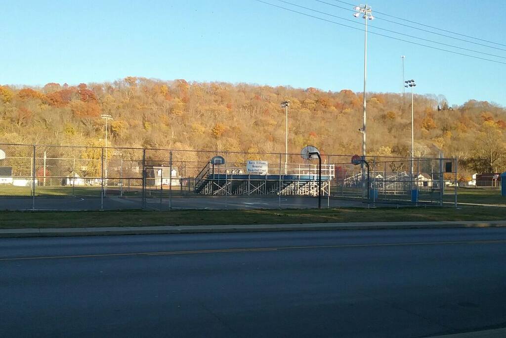 Park within a few feet of home.