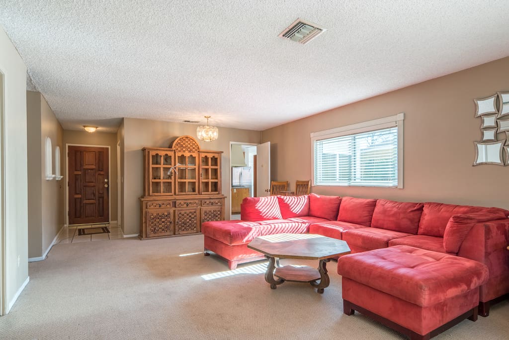 Spacious bright living room.