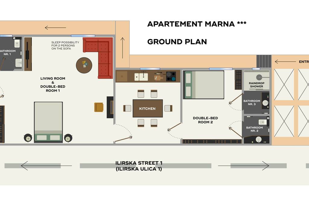 ground plan apartment marna