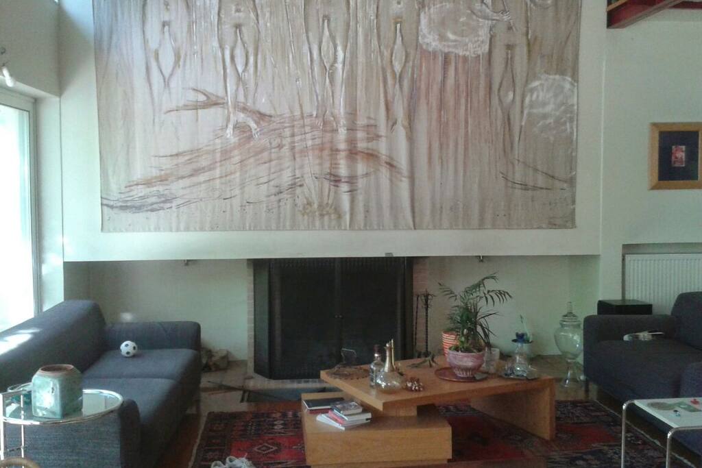 The fire place