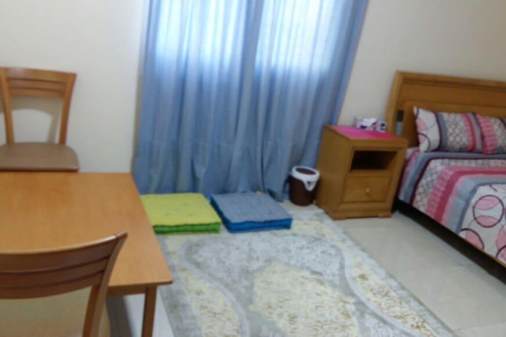 Double bed with sitting Area