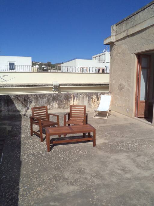 Terrazzo con affaccio sul Corso