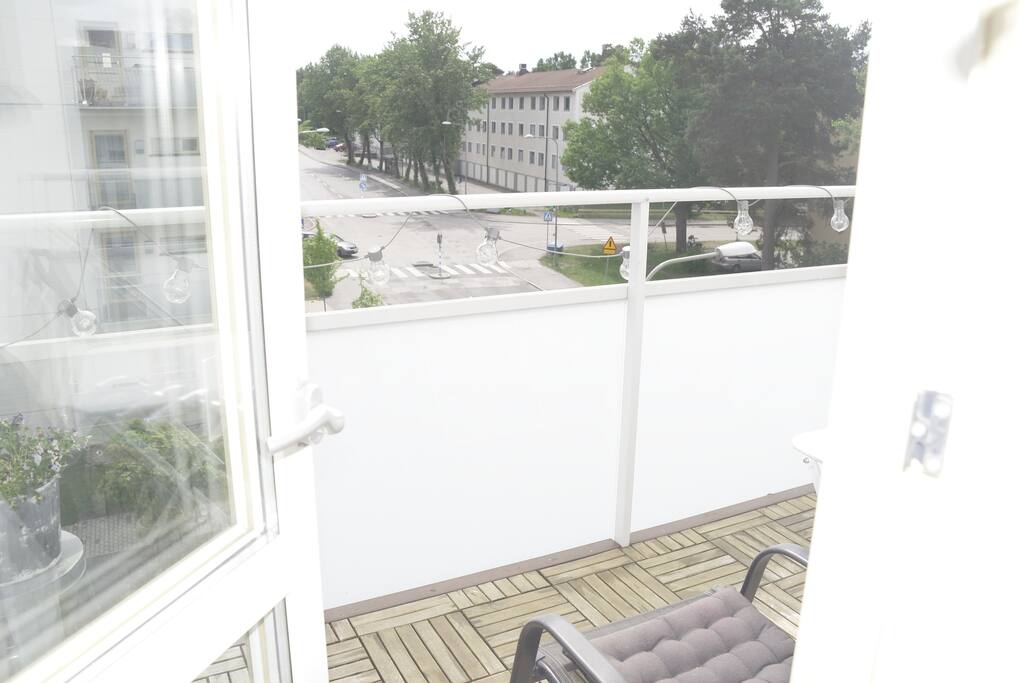 Utsikt från balkongen