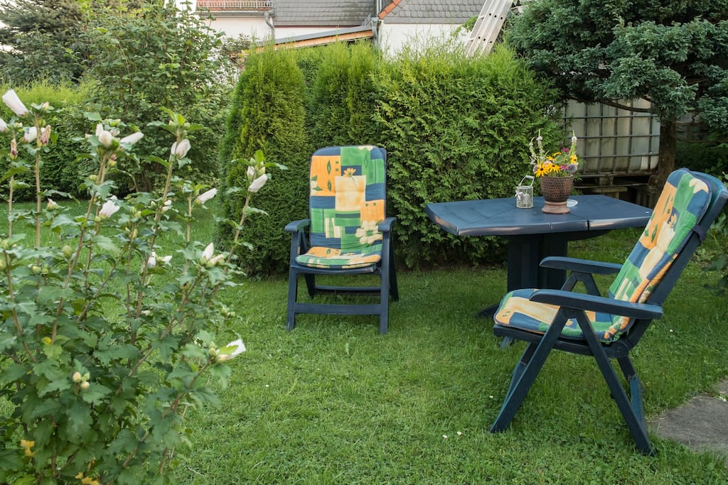 Sitzecke im Garten