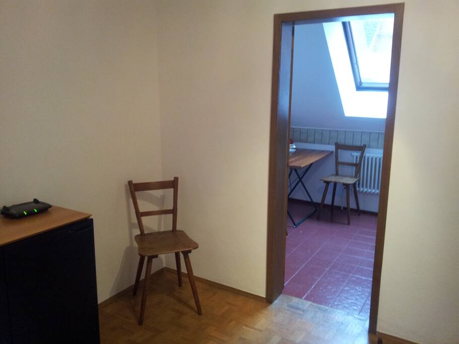 Entrance and kitchen