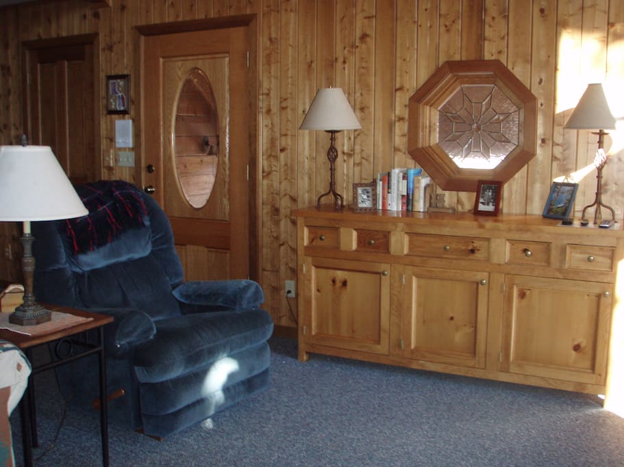 view of the living room -front door