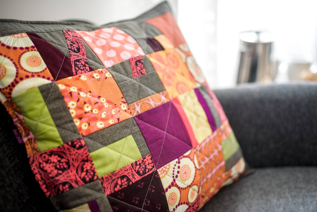 Cheeky colourful handmade pillows!