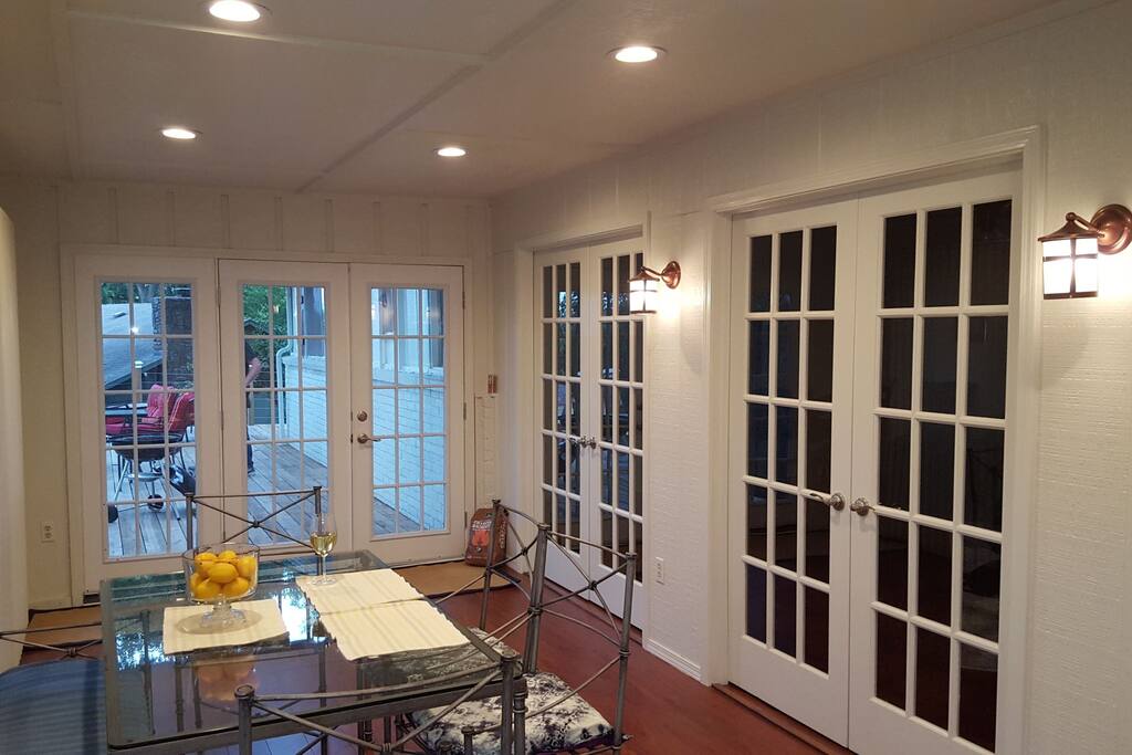Daybreak on the porch