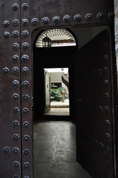 Entrada de la casa.