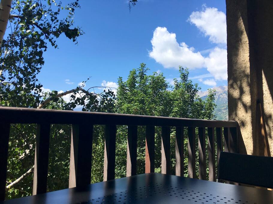 Vue depuis le balcon