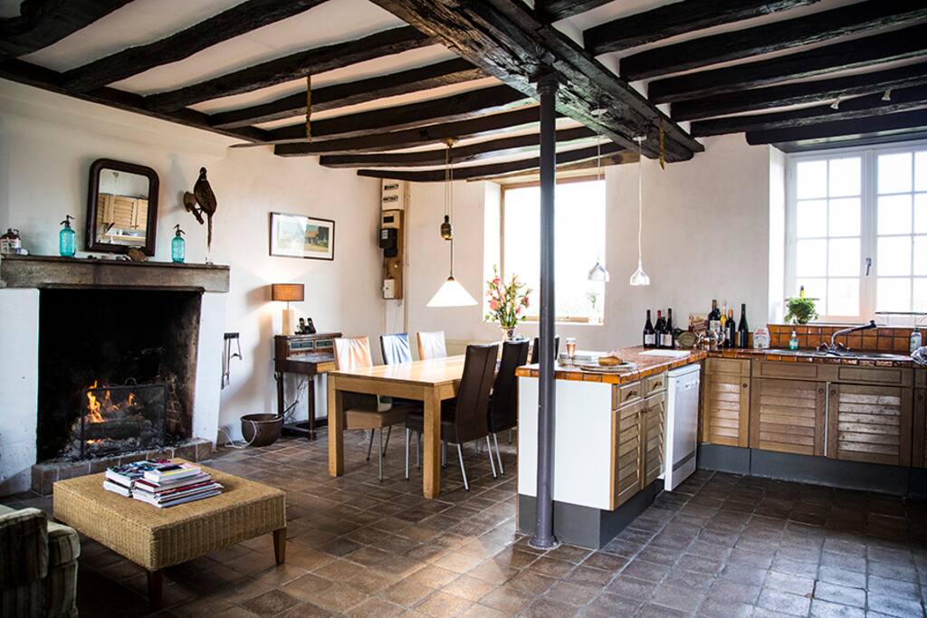 Living Room and Kitchen