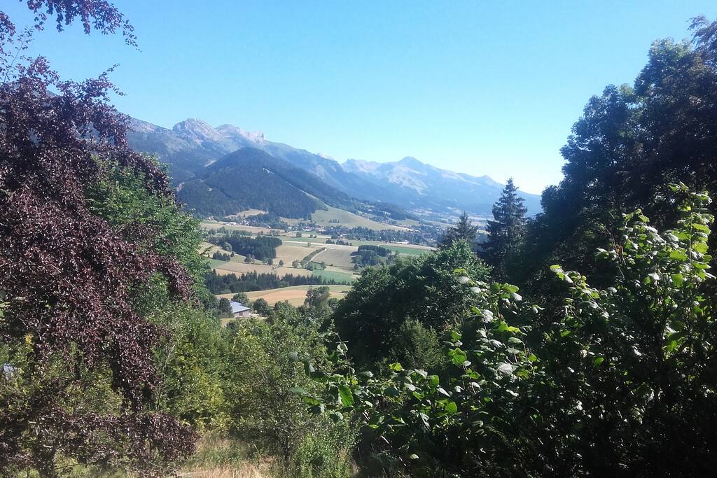 Vue sur la plaine de Lans