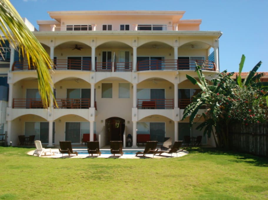 Beachfront with Pool!