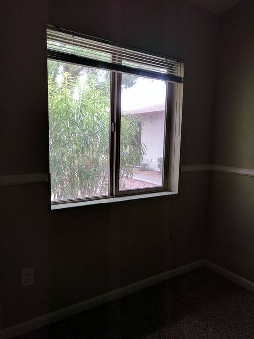 courtyard view from the guest room