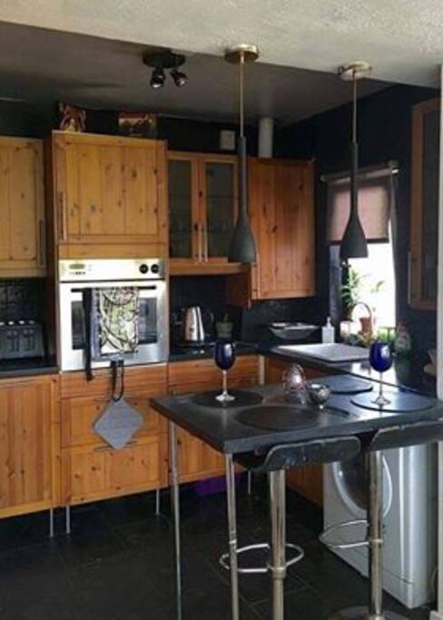 Open plan kitchen and Breakfast area
